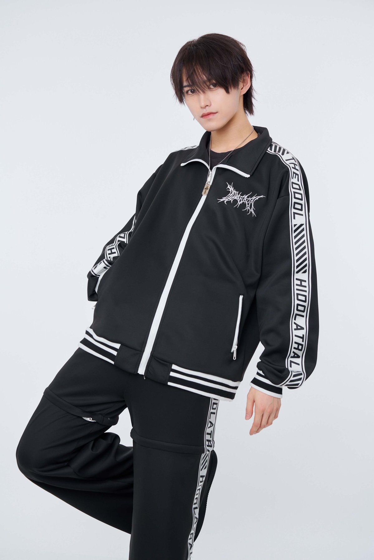 Hidolatral Theodol サイバージャージ トップス　ブラック サイバージャージロング-Tops-》BLACK | HIDOLATRAL THEODOL