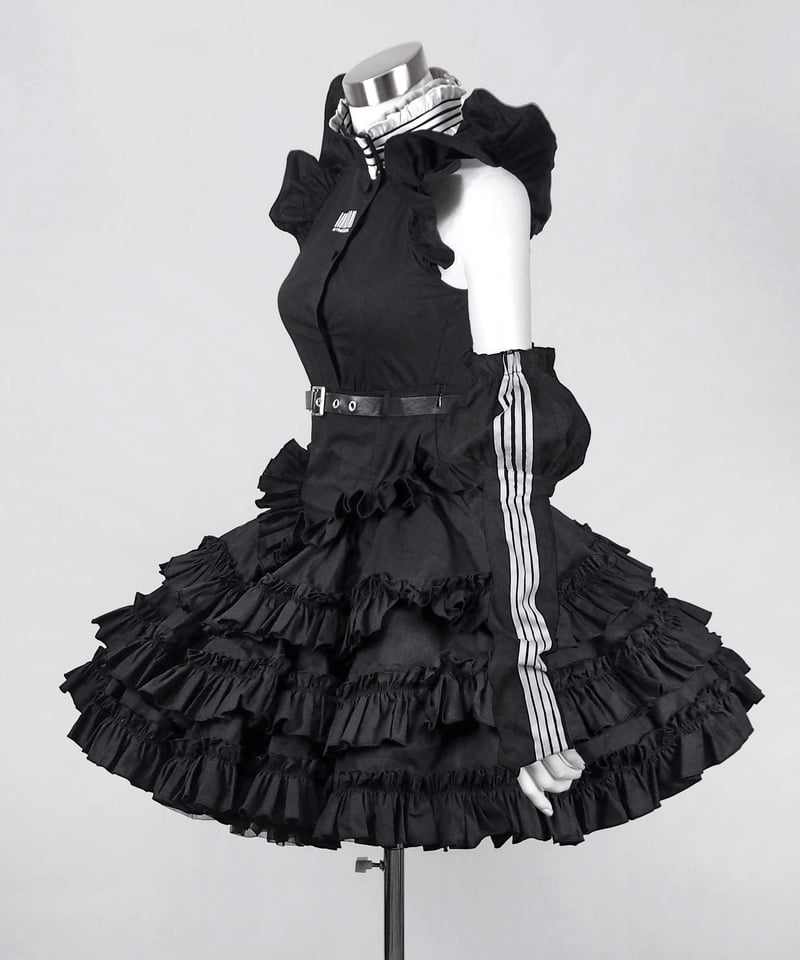 ジャージロリィタドレスセット》BLACK | HIDOLATRAL THEODOL ジャージロリィタドレスセット》BLACK | HIDOLATRAL THEODOL