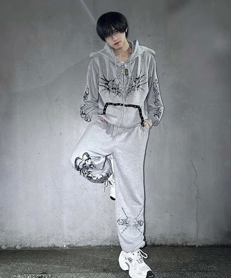 《メタルエンジェルロングパンツ》GRAY