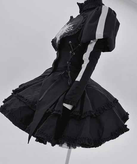 《メタルドールブラウス》BLACK