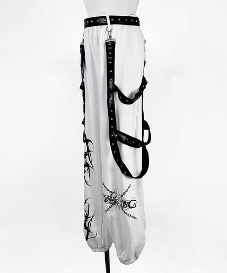 《メタルエンジェルロングパンツ》WHITE