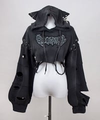 リボンニーハイレッグウォーマー》BLACK | HIDOLATRAL THEODOL リボンニーハイレッグウォーマー》BLACK | HIDOLATRAL THEODOL