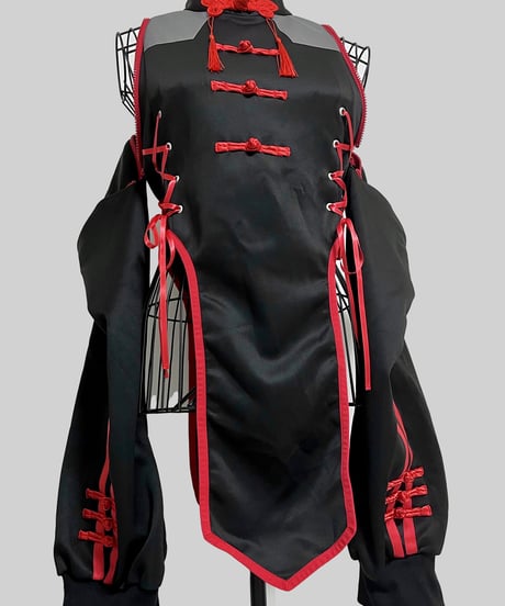 《China-Jerseylolita Setup》トップス（Black）