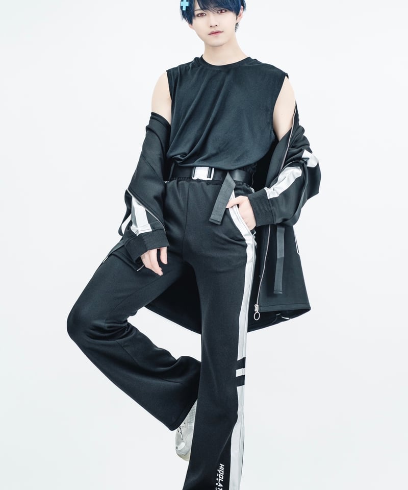 サイバージャージロング-Pants-》BLACK | HIDOLATRAL THEODOL サイバージャージロング-Pants-》BLACK | HIDOLATRAL THEODOL