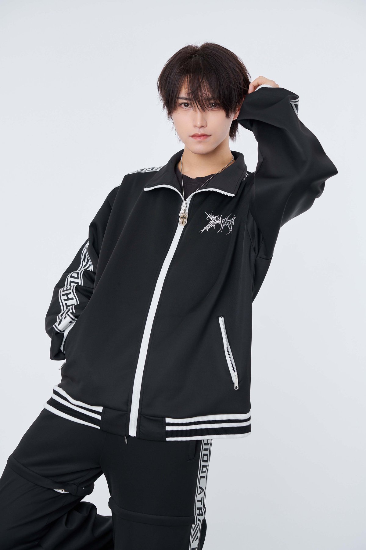 Hidolatral Theodol サイバージャージ トップス ホワイト サイバージャージロング-Tops-》MONOTONE | HIDOLATRAL THEODOL