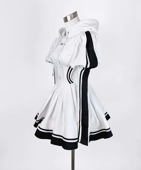 《ジャージロリィタパーカーOP》WHITE