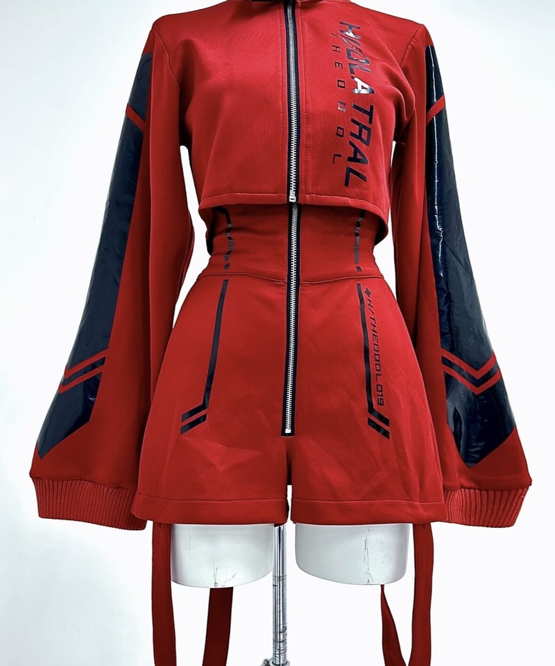 最終値下 HIDOLATRAL CyberJersey-Setup 2点 CyberJersey-Setup(ShortPants）RED | HIDOLATRAL T