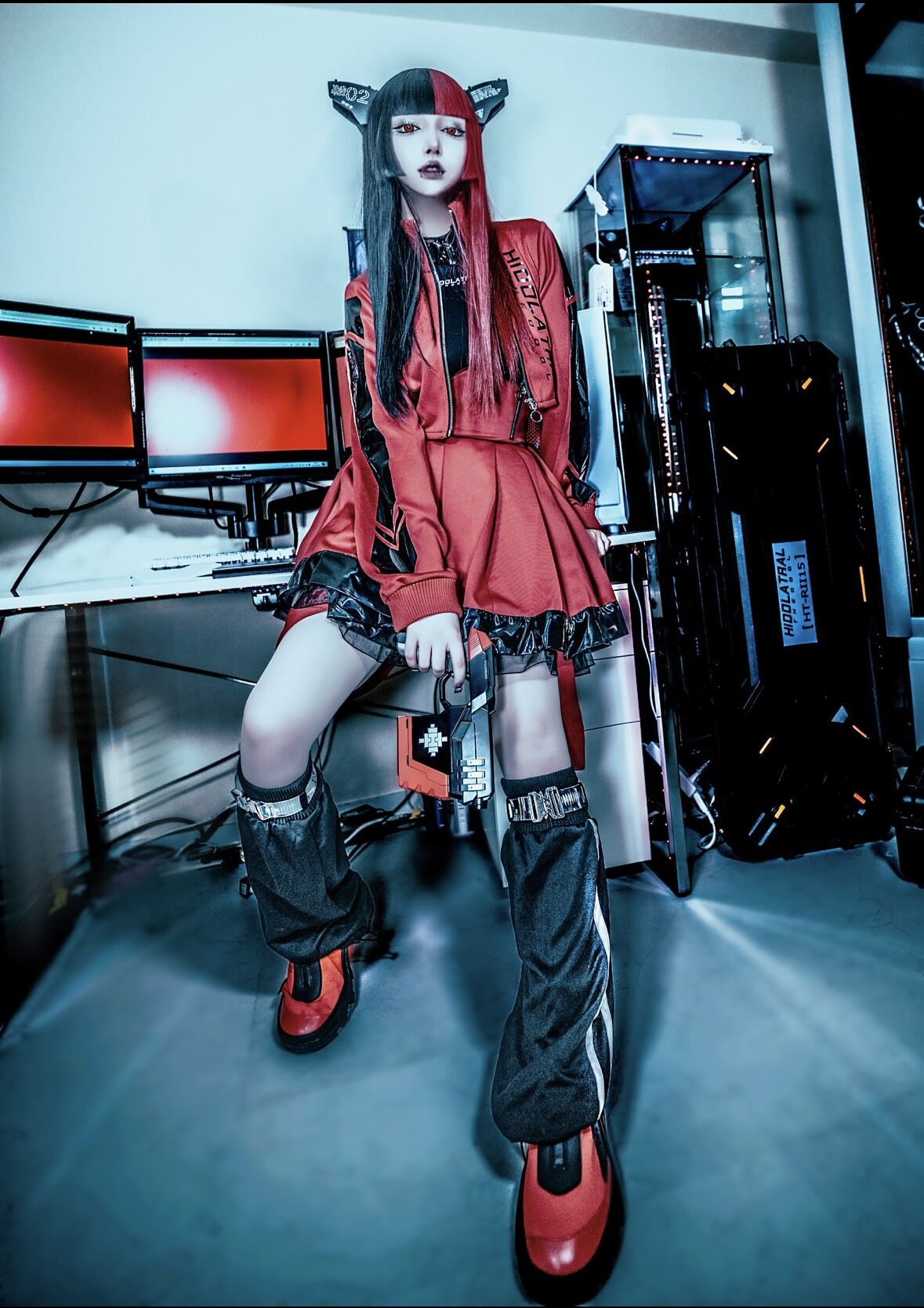 CyberJersey-Setup(ShortPants）RED | HIDOLATRAL T