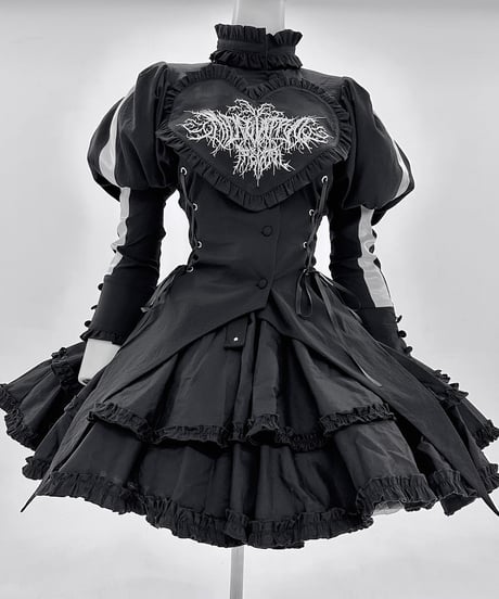 《クロスハーネススカート》BLACK