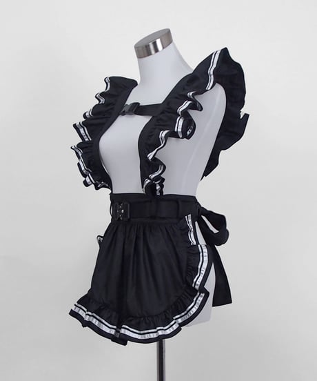 《サイバーメイドエプロン》BLACK×WHITE