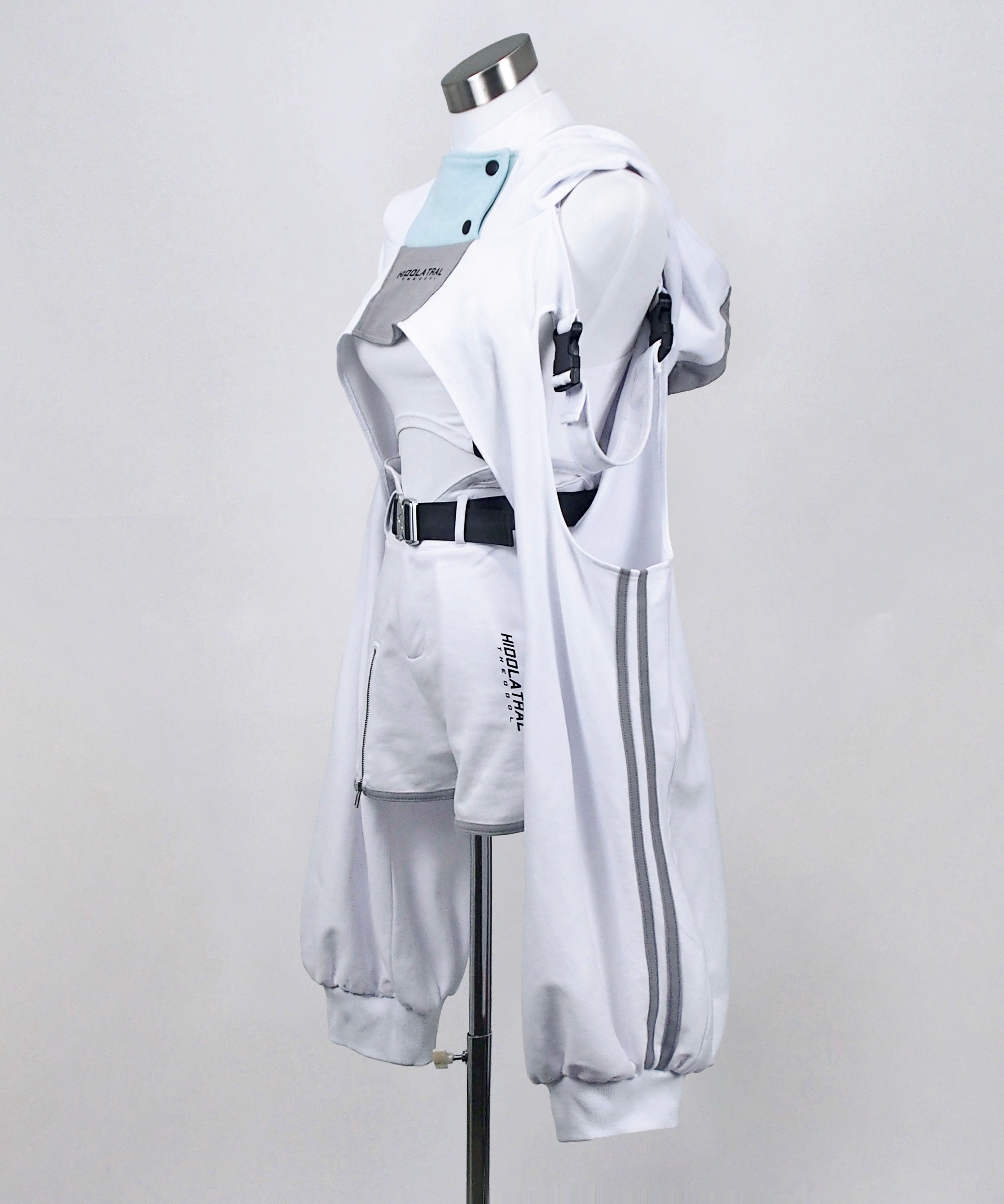 【完売】HIDOLATRAL THEODOLスポーツショートパーカーセットアップ スポーツショートパーカー》WHITE | HIDOLATRAL THEODOL