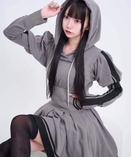 《ジャージロリィタパーカーOP》GRAY