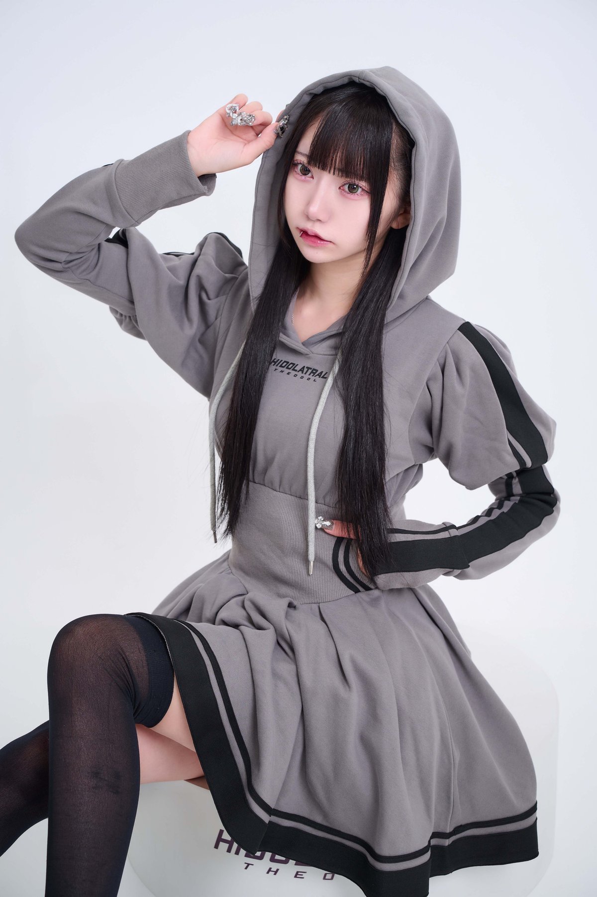 HIDOLATRAL THEODOL ジャージロリィタパーカーOP GRAY