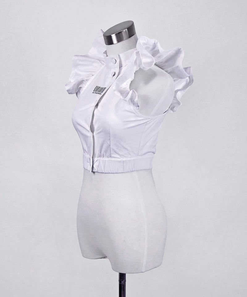 専用出品ジャージロリィタドレス+カチューシャ ジャージロリィタドレスセット》WHITE | HIDOLATRAL THEODOL