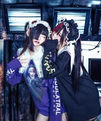 HIDOLATRAL THEODOL rurudoイラストロンT BLACK 再販《rurudoイラストロンT》BLACK | HIDOLATRAL THEODOL