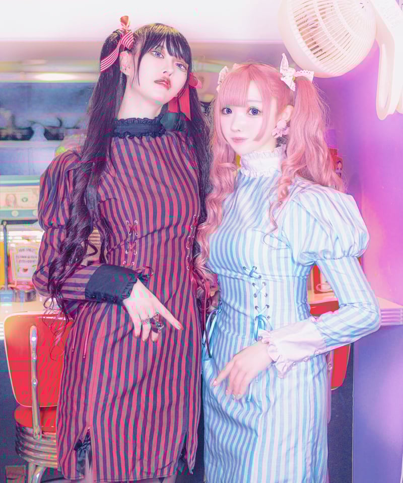 DinerMaid Onepiece (サックス) | HIDOLATRAL THEODOL