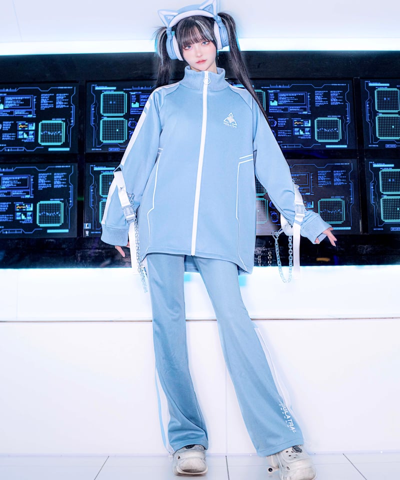 サイバージャージロング-Pants-》SAX | HIDOLATRAL THEODOL