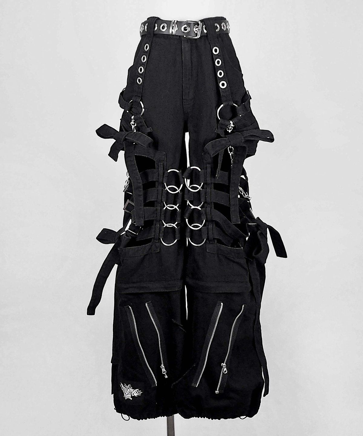 HIDOLATRAL THEODOL ボンテージデニムパンツ BLACK ボンテージデニムパンツ》BLACK | HIDOLATRAL THEODOL