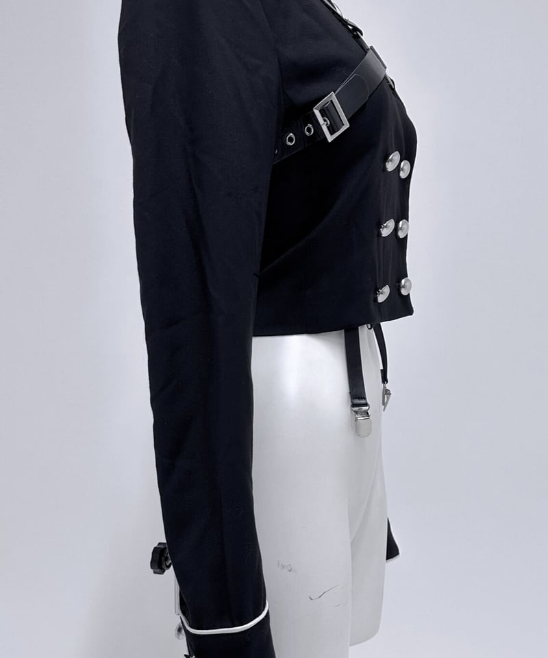 AD2017 コムデギャルソン BLACK ブラック 拘束ハーネスジャケット BLACK COMME des GARCONS ブラックコムデギャルソン AD2017 1T