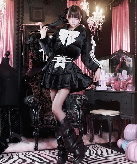 《リボンダウンセットアップ》ボトムス BLACK