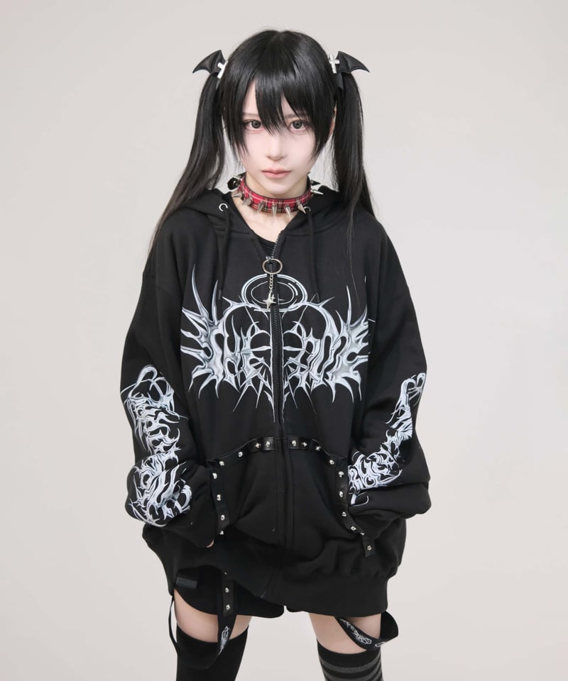 メタルエンジェルショートパンツ》BLACK | HIDOLATRAL THEODOL