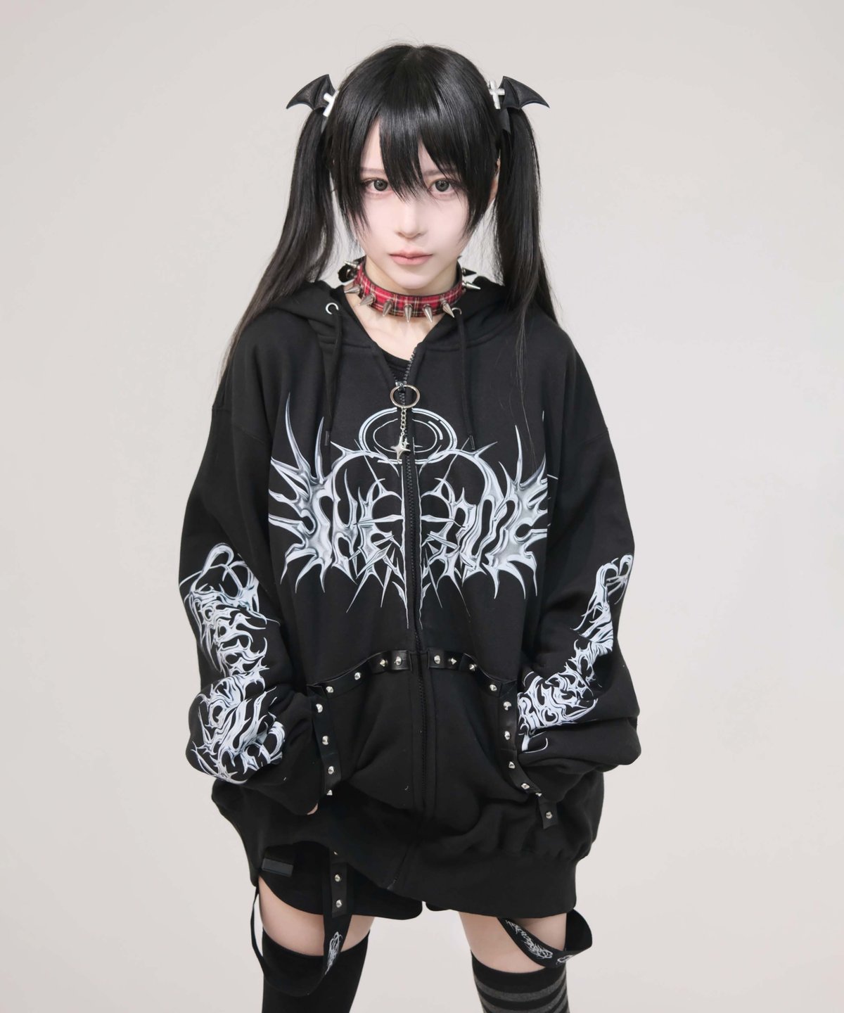 メタルエンジェルショートパンツ》BLACK | HIDOLATRAL THEODOL