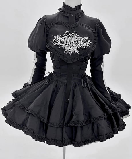 《メタルドールブラウス》BLACK