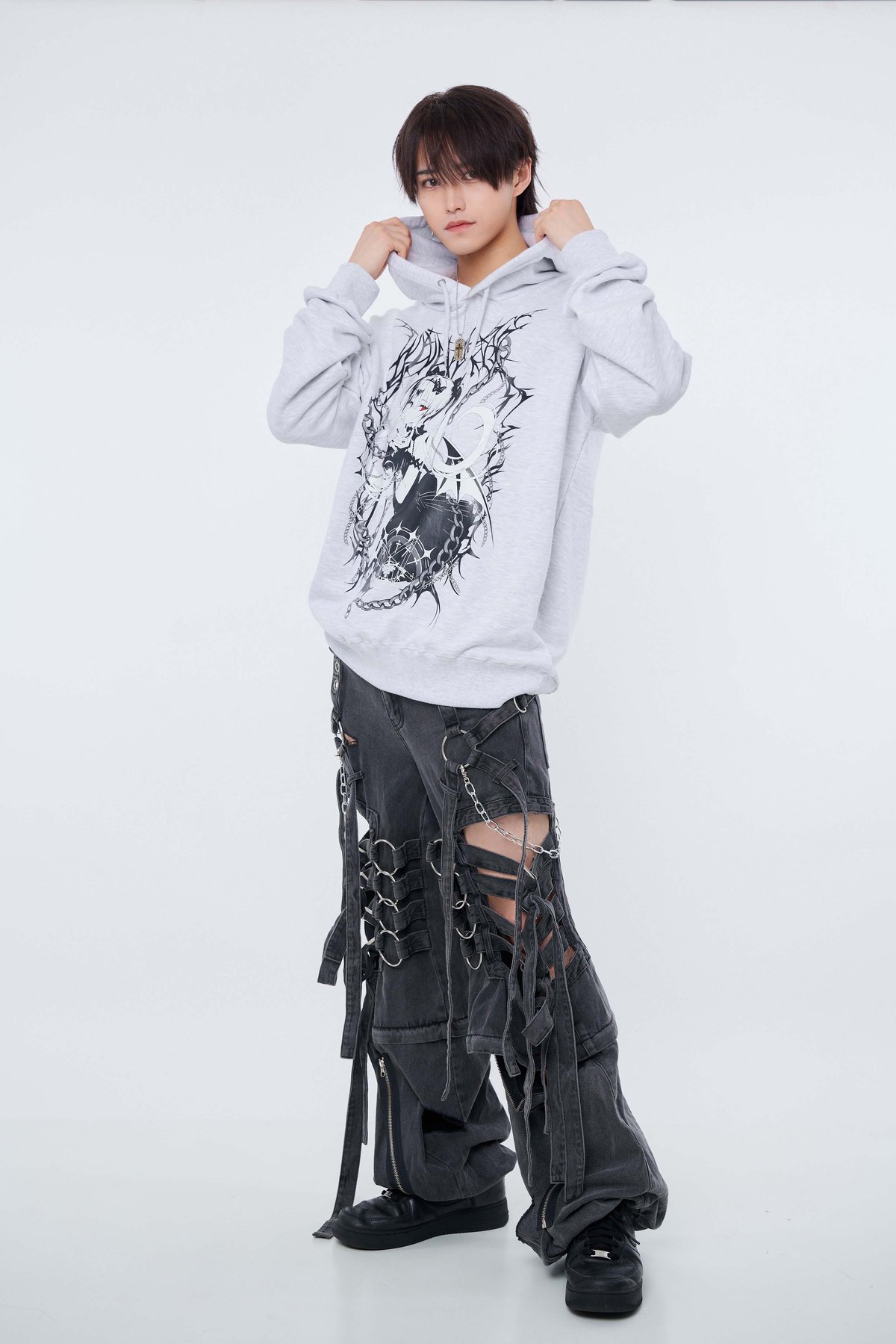 新品未開封　rurudoイラストパーカー　GRAY イドラタールテオドール fit=scale-down,w=1200