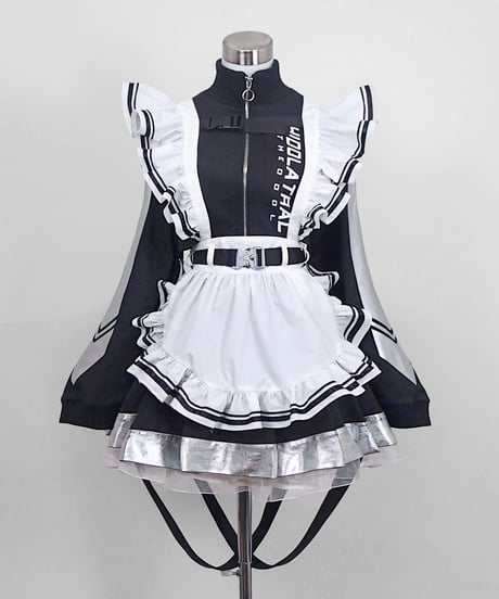 《サイバーメイドエプロン》WHITE×BLACK