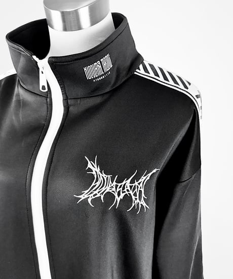《ブランドロゴジャージトップス》BLACK