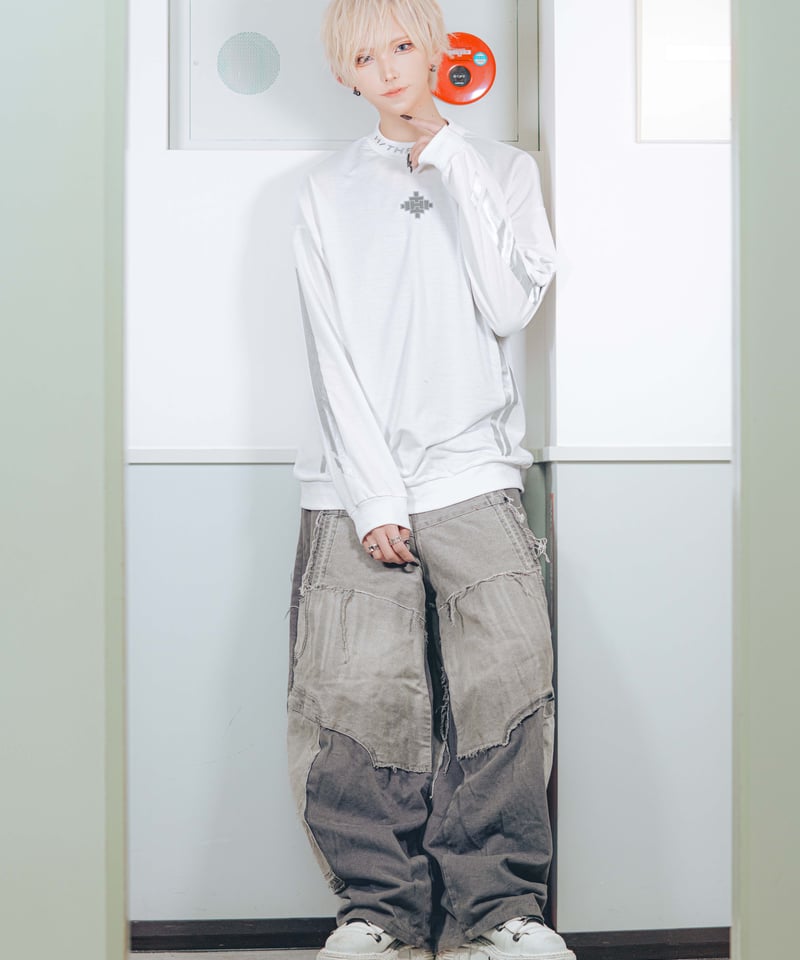 サイボーグスウェット》WHITE×SILVER | HIDOLATRAL THEODOL