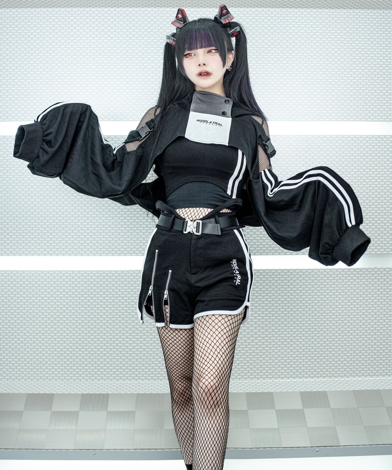 スポーツホットパンツ》BLACK | HIDOLATRAL THEODOL スポーツホットパンツ》BLACK | HIDOLATRAL THEODOL