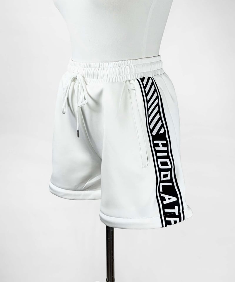 ブランドロゴジャージ2wayパンツ》WHITE | HIDOLATRAL THEODOL