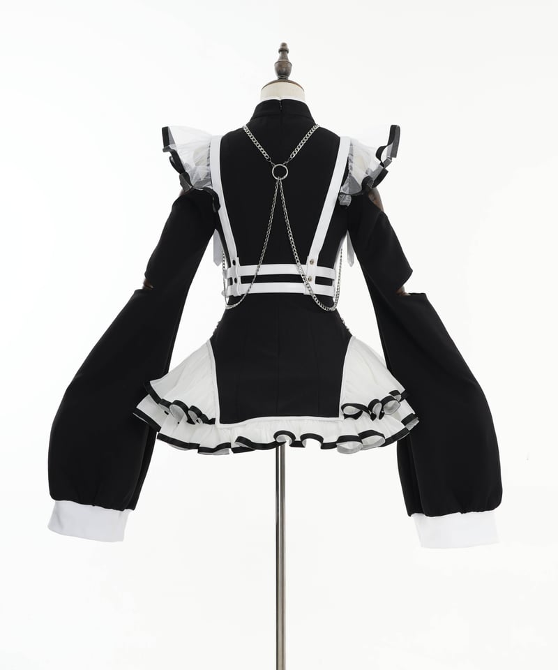 チャイナメイドワンピース》BLACK❤︎再販❤︎ | HIDOLATRAL THEODOL