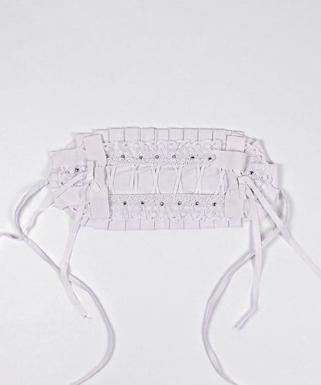 《レースアップヘッドドレス》WHITE