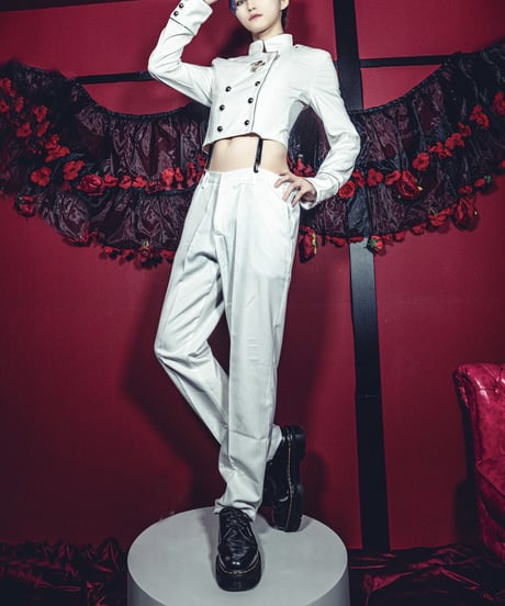 《拘束十字架軍服ジャケット》WHITE