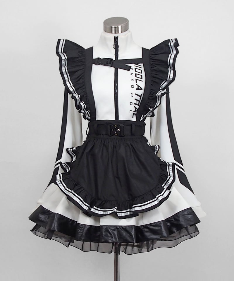 サイバーメイドエプロン》BLACK×WHITE | HIDOLATRAL THEODOL