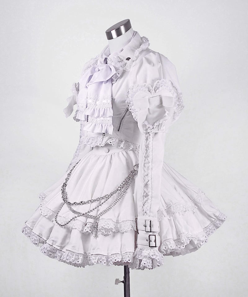 2段フリルコルセットスカート》WHITE | HIDOLATRAL THEODOL 2段フリルコルセットスカート》WHITE | HIDOLATRAL THEODOL