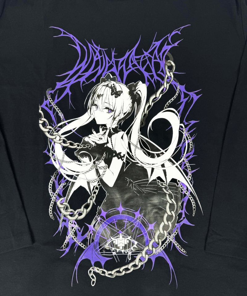 HIDOLATRAL THEODOL rurudo イラストロンT Black 再販《rurudoイラストロンT》BLACK | HIDOLATRAL THEODOL