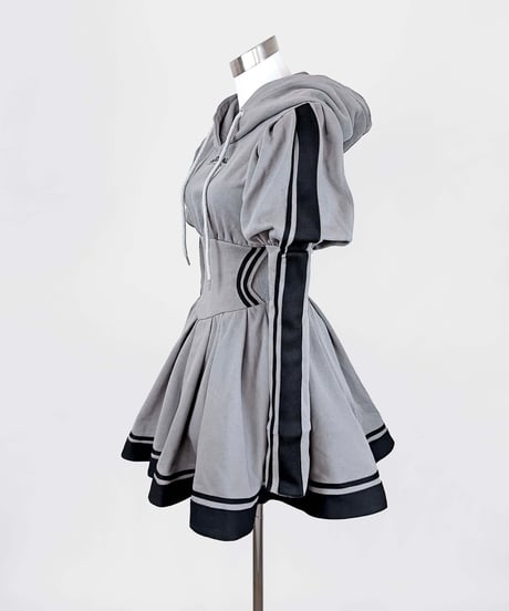 《ジャージロリィタパーカーOP》GRAY