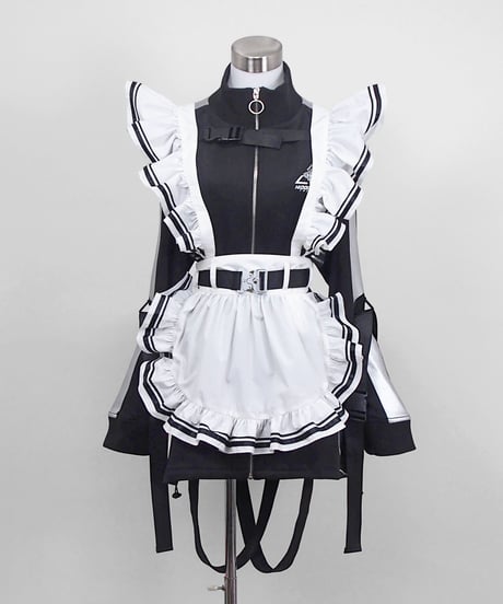 《サイバーメイドエプロン》WHITE×BLACK