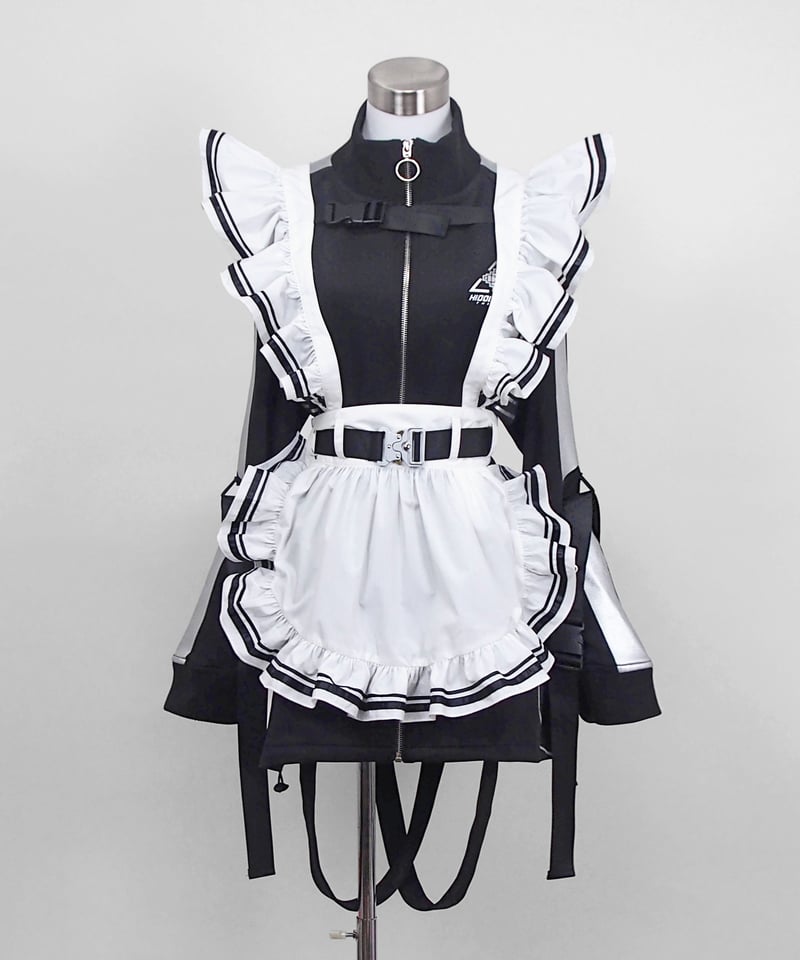 サイバーメイドエプロン》WHITE×BLACK | HIDOLATRAL THEODOL サイバーメイドエプロン》WHITE×BLACK | HIDOLATRAL THEODOL
