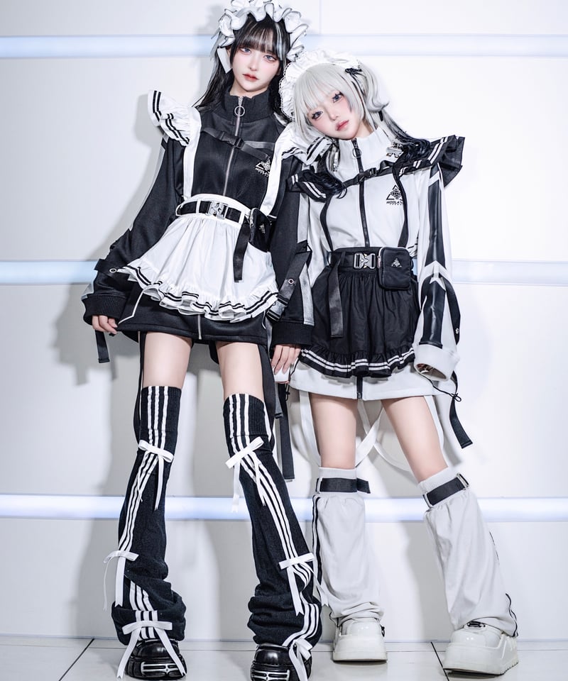 サイバーメイドエプロン》BLACK×WHITE | HIDOLATRAL THEODOL サイバーメイドエプロン》BLACK×WHITE | HIDOLATRAL THEODOL