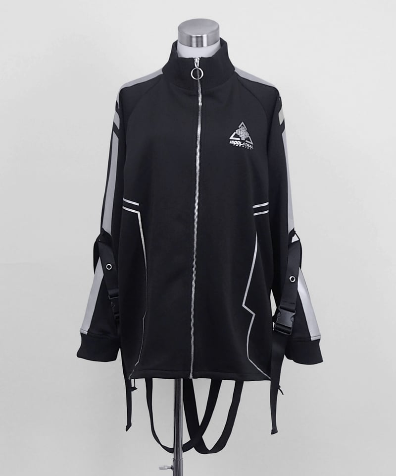 サイバージャージロング-Tops-》BLACK | HIDOLATRAL THEODOL サイバージャージロング-Tops-》BLACK | HIDOLATRAL THEODOL