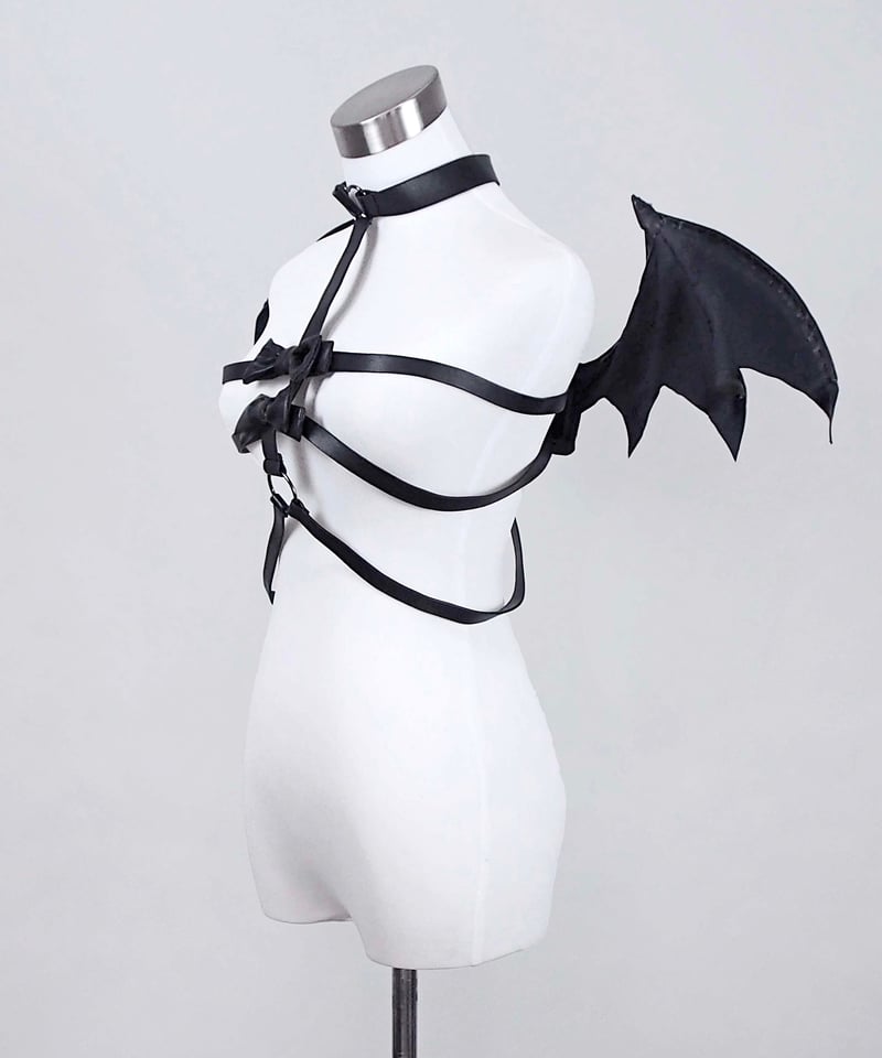 HIDOLATRAL THEODOLITE サキュバス骨ハーネス　BLACK サキュバス骨ハーネス》BLACK | HIDOLATRAL THEODOL