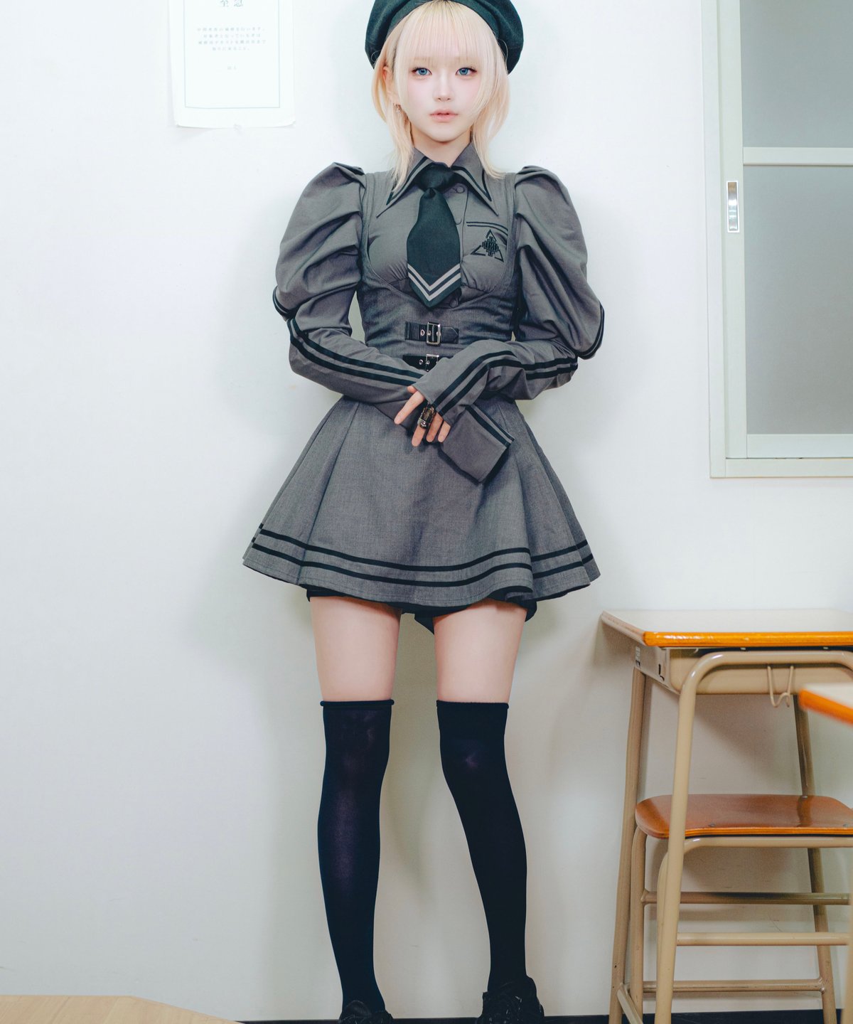 テオドール学園ブラウス》GRAY❤︎受注販売❤︎ | HIDOLATRAL THEODOL