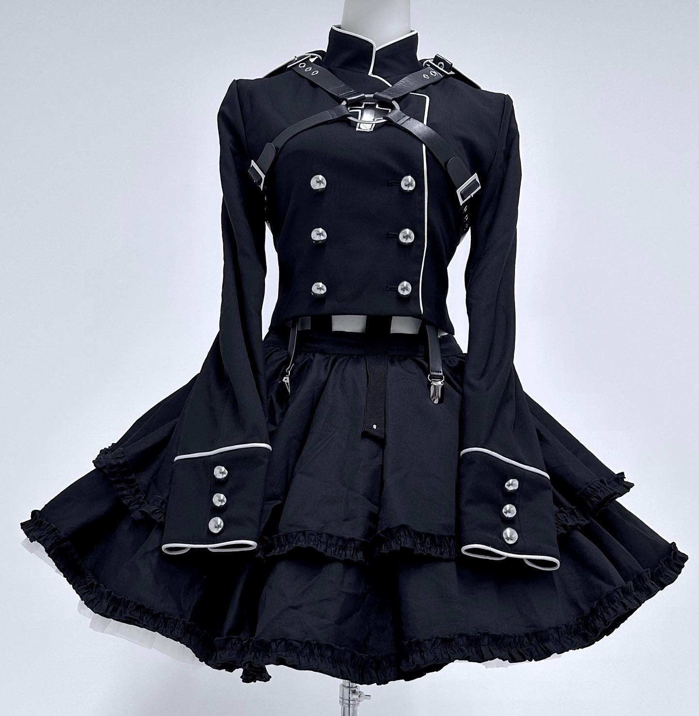 クロスハーネススカート》BLACK | HIDOLATRAL THEODOL