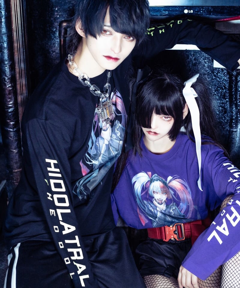 HIDOLATRAL THEODOL イラストロンT - Tシャツ/カットソー(七分/長袖)