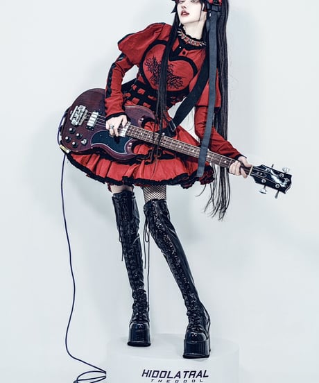 《メタルドールブラウス》RED