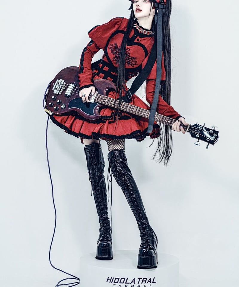 HIDOLATRAL THEODOL テオドール メタルドールブラウス メタルドールブラウス》WHITE | HIDOLATRAL THEODOL